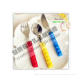 Tableware Set Silicone Kitchen Utensils Spoon Knife Forks With Long Life Ttime